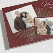 "Simple Pines" - Holiday Cards in Mulled Wine by Susan Zinader - Detail