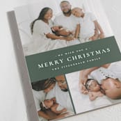 "Quartzite" - Holiday Cards in Eucalyptus by Wildfield Paper Co - Detail