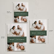 "Quartzite" - Holiday Cards in Eucalyptus by Wildfield Paper Co - Formats Available