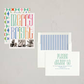 "Vintage Pop" - Holiday Cards in Sprinkles by Jackie Crawford - Assembled