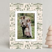 "Nutcracker Toile" - Holiday Cards in Fir by Teju Reval - Front