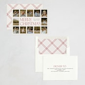 "Sweeping" - Holiday Cards in Cream by Lisa Assenmacher - Assembled