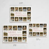 "Sweeping" - Holiday Cards in Cream by Lisa Assenmacher - Formats Available