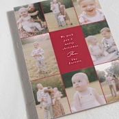 "Elegant Gallery" - Holiday Cards in Berry by Angela Thompson - Detail