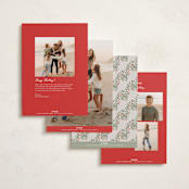 "Botanical Tidings" - Holiday Cards in Garden by Elly - Back of Card Options