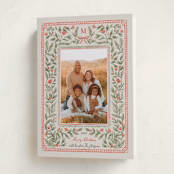 "Botanical Tidings" - Holiday Cards in Garden by Elly - Folded Card