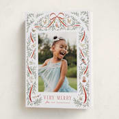 "Twelve Days" - Holiday Cards in Santa Suit by Leah Bisch - Folded Card