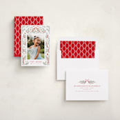 "Twelve Days" - Holiday Cards in Santa Suit by Leah Bisch - Assembled