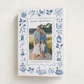"Days of Christmas" - Holiday Cards in Snowflake by Sarah Knight - Folded Card