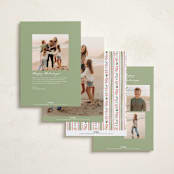 "cozy mood" - Holiday Cards in Olive by Anastasia Makarova - Back of Card Options