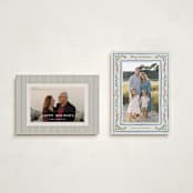 "Holiday Gingham" - Holiday Cards in Porcelain by Chris Griffith - Photo Orientation Options