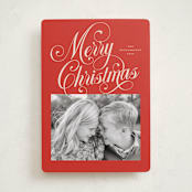 "Peppermint Twist" - Holiday Cards in Candy Apple by Jessica Williams - Front