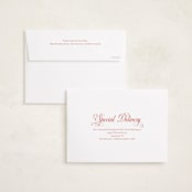 "Peppermint Twist" - Holiday Cards in Candy Apple by Jessica Williams - FREE Recipient Addressing