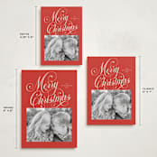 "Peppermint Twist" - Holiday Cards in Candy Apple by Jessica Williams - Formats Available