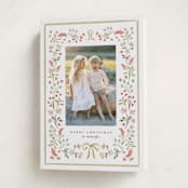 "Lafayette" - Holiday Cards in Sage by Melanie Kosuge - Folded Card