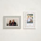 "Lafayette" - Holiday Cards in Sage by Melanie Kosuge - Photo Orientation Options
