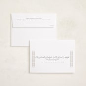 "Minimal Edge" - Holiday Cards in Smoke by Nicole Walsh - FREE Recipient Addressing