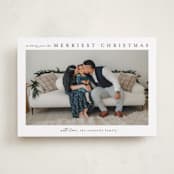 "Frame of Happiness" - Holiday Cards in Snow by Chris Griffith - Front
