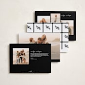 "Frame of Happiness" - Holiday Cards in Snow by Chris Griffith - Back of Card Options