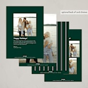 "Formality" - Holiday Cards in Pine by Stacey Meacham - Back of Card Options