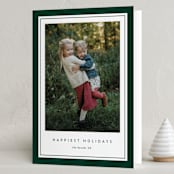 "Formality" - Holiday Cards in Pine by Stacey Meacham - Folded Card