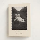 "nostalgic blessings" - Holiday Cards in Chardonnay by Sara Hicks Malone - Folded Card