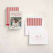 "Holly Berrie" - Holiday Cards in Cranberry by Wildfield Paper Co - Assembled