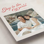 "Holly Berrie" - Holiday Cards in Cranberry by Wildfield Paper Co - Detail
