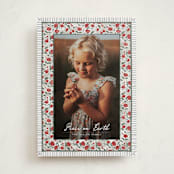 "A Cottage Christmas" - Holiday Cards in Wreath by Jenna Holcomb - Front