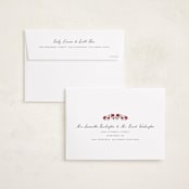 "A Cottage Christmas" - Holiday Cards in Wreath by Jenna Holcomb - FREE Recipient Addressing