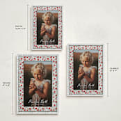 "A Cottage Christmas" - Holiday Cards in Wreath by Jenna Holcomb - Formats Available