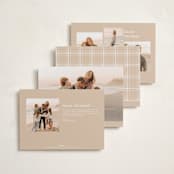 "Grace & Gratitude" - Holiday Cards in Noir by Annie Clark - Back of Card Options