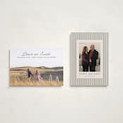 "Grace & Gratitude" - Holiday Cards in Noir by Annie Clark - Photo Orientation Options