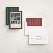 "Reynolds" - Holiday Cards in Pine by Amy Kross - Assembled