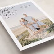 "Glory to" - Holiday Cards in Onyx by Pixel and Hank - Detail