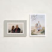 "Glory to" - Holiday Cards in Onyx by Pixel and Hank - Photo Orientation Options
