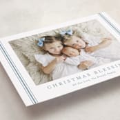 "Striped Blessings" - Holiday Cards in Icicle by Carolyn MacLaren - Detail