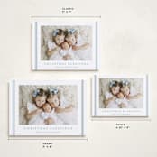 "Striped Blessings" - Holiday Cards in Icicle by Carolyn MacLaren - Formats Available