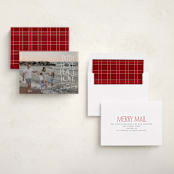 "Many Greetings" - Holiday Cards in Snow by Owl and Toad - Assembled