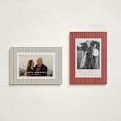 "Harpeth" - Holiday Cards in Poinsettia by Amy Kross - Photo Orientation Options