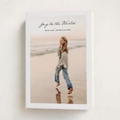 "joyeux" - Holiday Cards in Onyx by Benita Crandall - Folded Card