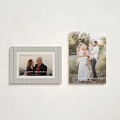 "Simple Blessings" - Holiday Cards in Cotton by Angela Thompson - Photo Orientation Options