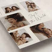 "Resounding joy" - Holiday Cards in Vanilla Cream by Stacey Meacham - Detail