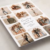 "So Many Blessings" - Holiday Cards in Snow by Lindsay Megahed - Detail