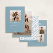 "Quiet Overlap" - Holiday Cards in Celestial by Susan Zinader - Back of Card Options