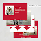 "Slight Arch" - Holiday Cards in Stocking by Nicole Walsh - Back of Card Options
