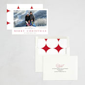 "Slight Arch" - Holiday Cards in Stocking by Nicole Walsh - Assembled