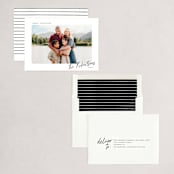 "Script Corner" - Holiday Cards in Noir by Emily Betts - Assembled