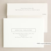 "Amelie" - Holiday Cards in Cotton by Abi de Leon - FREE Recipient Addressing