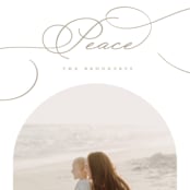 "Stillness" - Holiday Cards in Sand by Erin L. Wilson - Detail